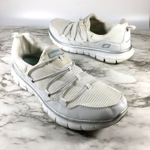 Skechers Synergy Loving Life White Sneakers